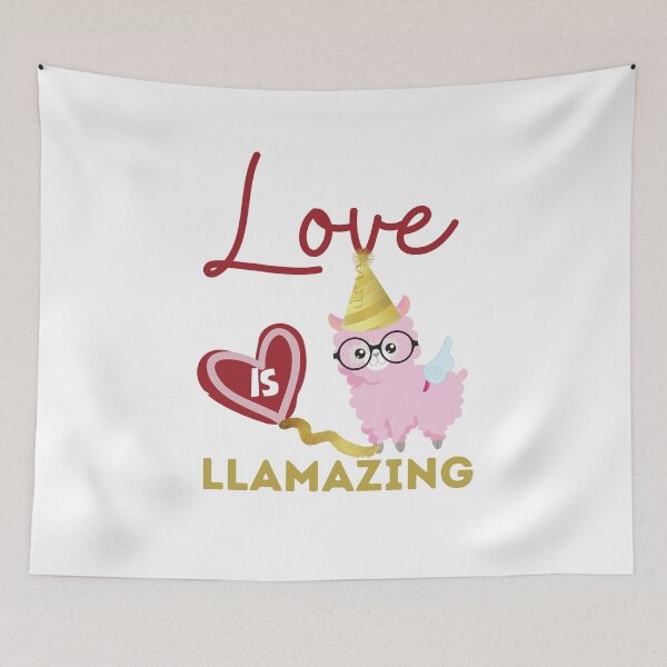 Item preview, Love is Llamazing-Cute llama loves designed and sold by AmeliaStore1.