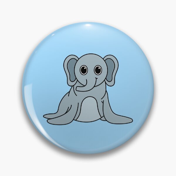 Item preview, Elephant Seal - Pun - Wordplay designed and sold by ambertanderes.