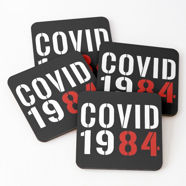 Item preview, White and Red - Covid 1984 designed and sold by PunkyCat.