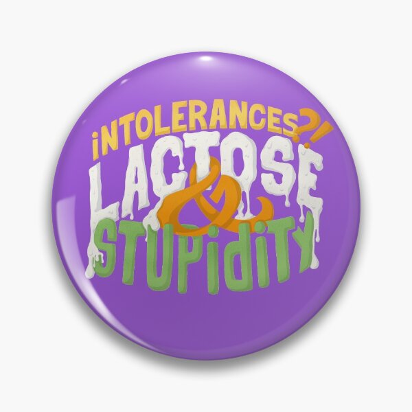 Item preview, Intolerances? Lactose & stupidity designed and sold by geep44.