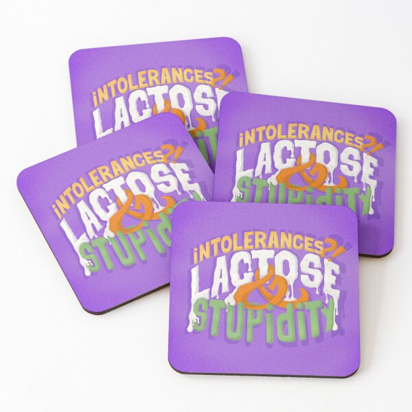 Item preview, Intolerances? Lactose & stupidity designed and sold by geep44.