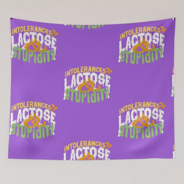 Item preview, Intolerances? Lactose & stupidity designed and sold by geep44.
