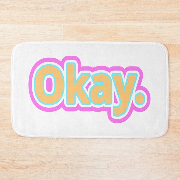 Item preview, Okay - Pink Blue Orange designed and sold by ThatIsSomething.
