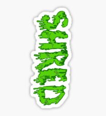 Slime Dripping Shred Sticker