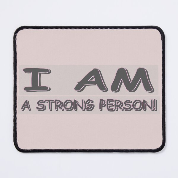 Item preview, Cute Expression Design STRONG PERSON" Buy Now designed and sold by Health And Fitness Posts e-Store.