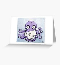 Free Hugs Greeting Card