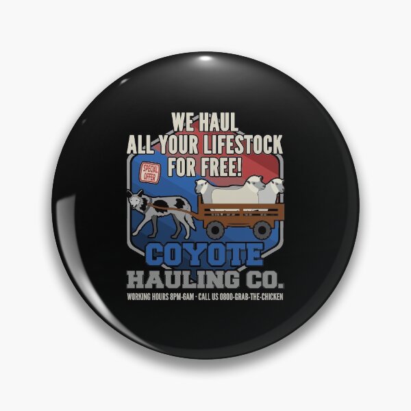 Item preview, Coyote Hauling Lifestock Sheep Farmer #1472 designed and sold by TheAplus.