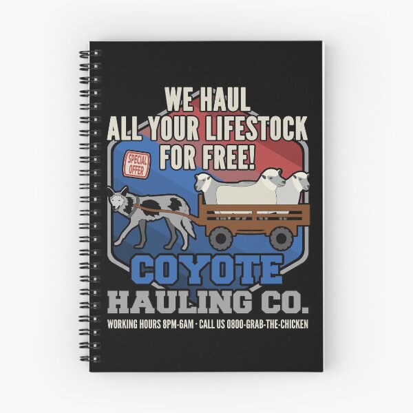 Item preview, Coyote Hauling Lifestock Sheep Farmer #1472 designed and sold by TheAplus.