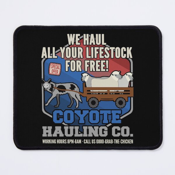 Item preview, Coyote Hauling Lifestock Sheep Farmer #1472 designed and sold by TheAplus.
