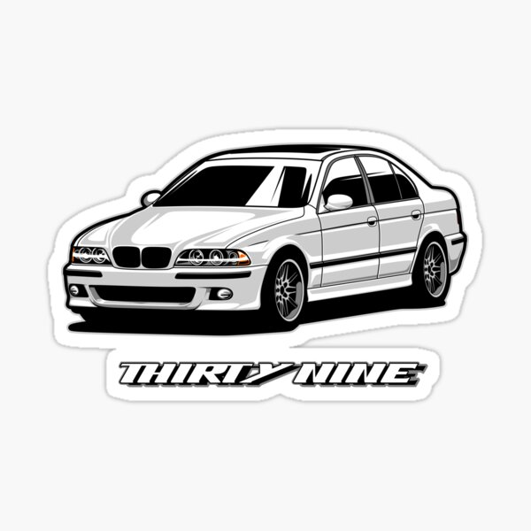 Bubble-free Stickers BMW M4 E90 Car Sticker, Car Lover, Best Gift