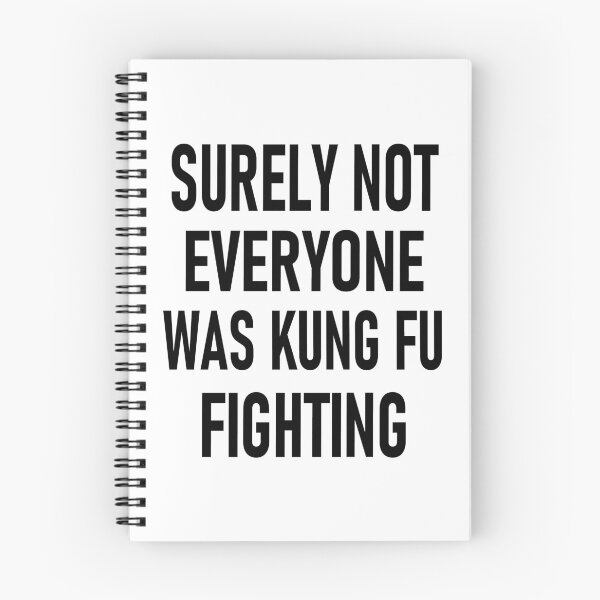 Item preview, Surely Not Everyone Was Kung Fu Fighting Funny Tee Shirt Cute Letter - White designed and sold by ShumShumShop.