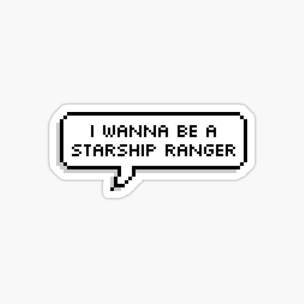 Vista previa del artículo con la obra «Quiero ser un Starship Ranger - Starkid's Starship», diseñado y vendido por aclmohle.