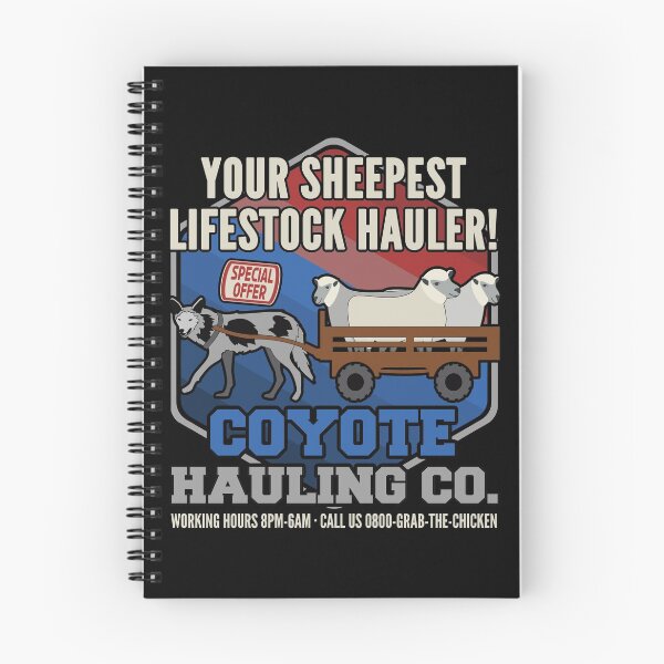 Item preview, Coyote Hauling Lifestock Sheep Farmer #1473 designed and sold by TheAplus.