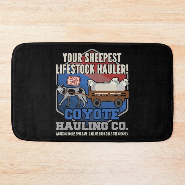 Item preview, Coyote Hauling Lifestock Sheep Farmer #1473 designed and sold by TheAplus.