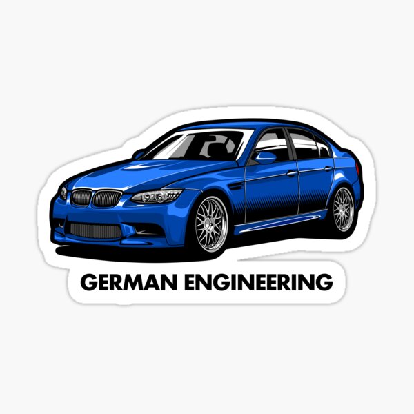 E90 German Engineering  Sticker