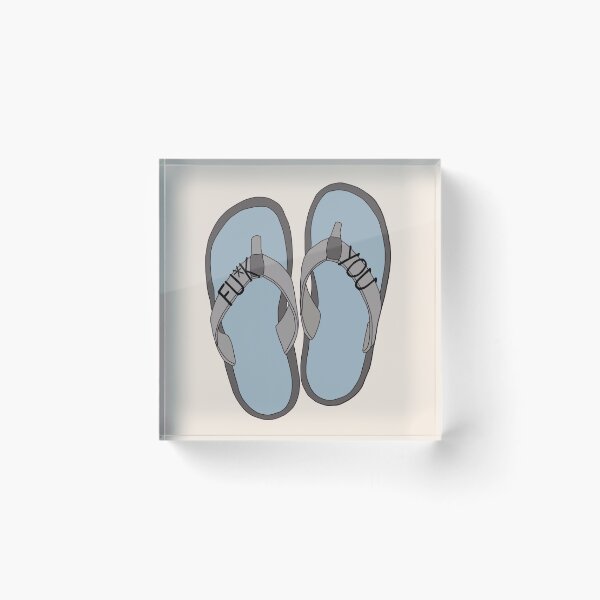 Item preview, Fu*k You Flip Flops designed and sold by Katie Johnson.