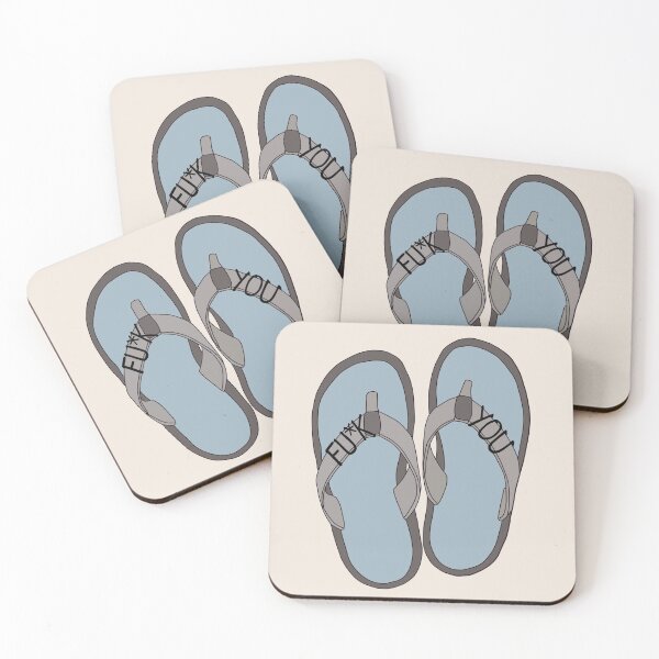 Item preview, Fu*k You Flip Flops designed and sold by Katie Johnson.