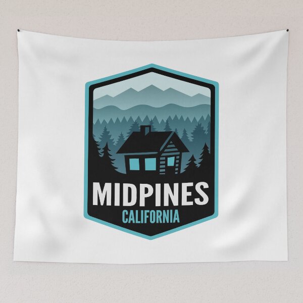 Item preview, Midpines California Mountain Town Cabin designed and sold by HalpinDesign.