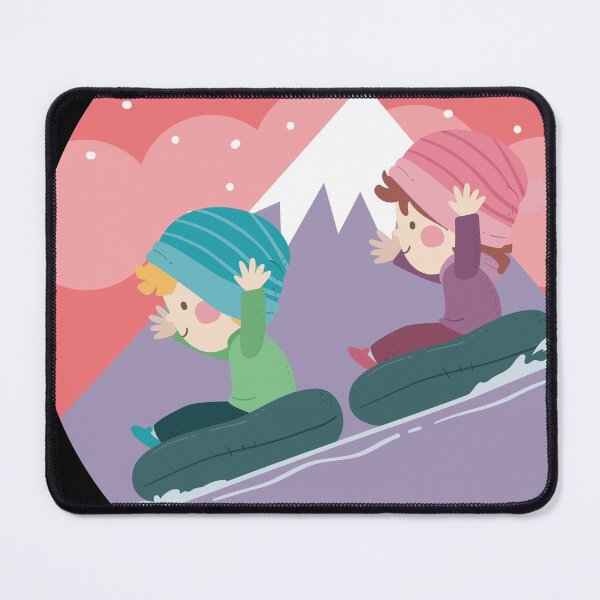 Item preview, Cute Couple Sledging Through The Snow designed and sold by The-Muse.