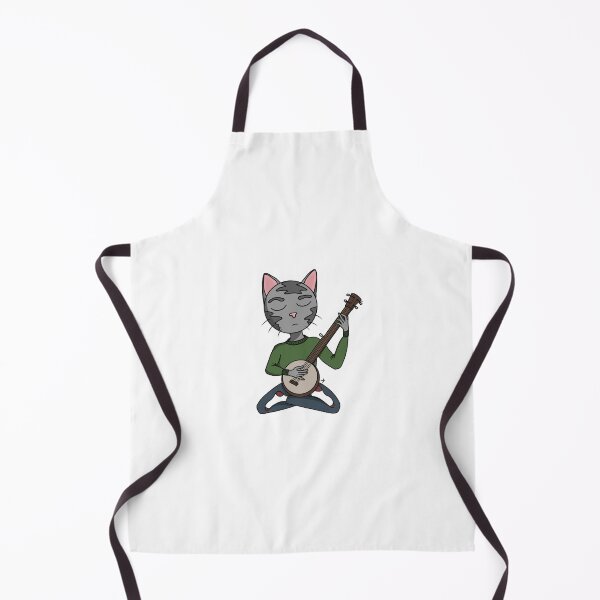 Item preview, banjo cat designed and sold by Artwork by Mallory.