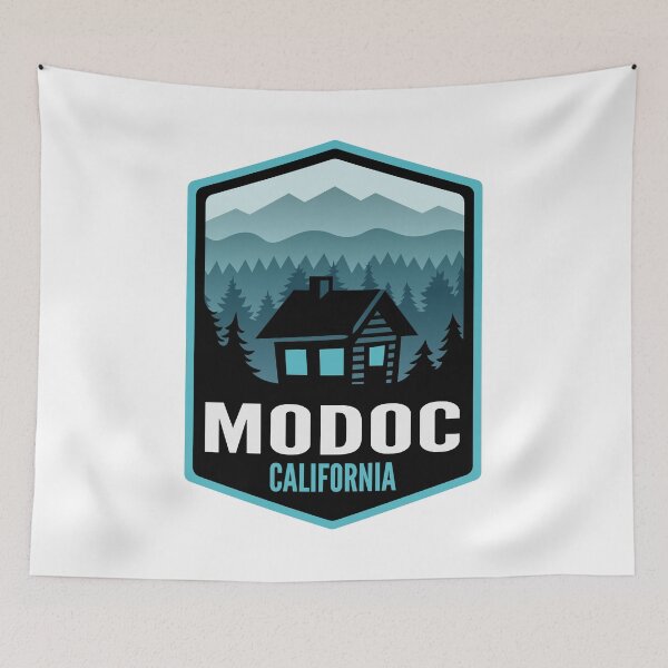 Item preview, Modoc California Mountain Town Cabin designed and sold by HalpinDesign.