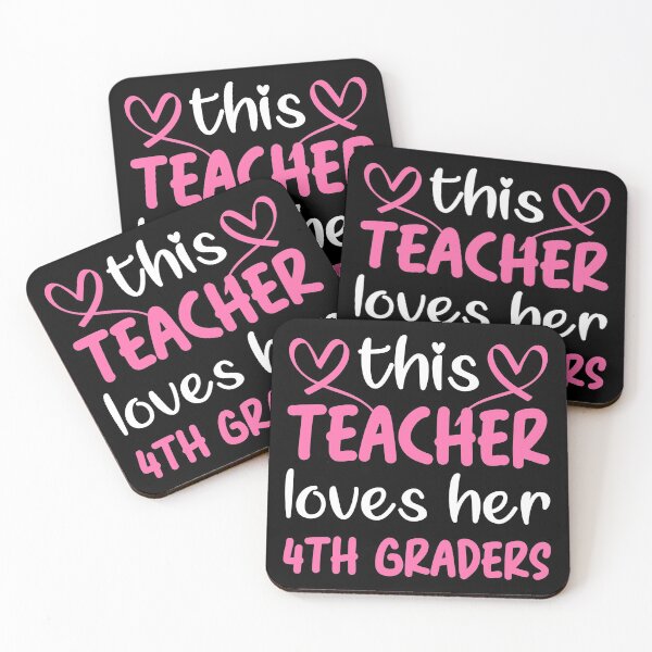 Item preview, Funny 4th Grade Teacher Valentine Quote: This Teacher Loves Her 4th Graders Valentines Day Teacher designed and sold by Shopnetro.