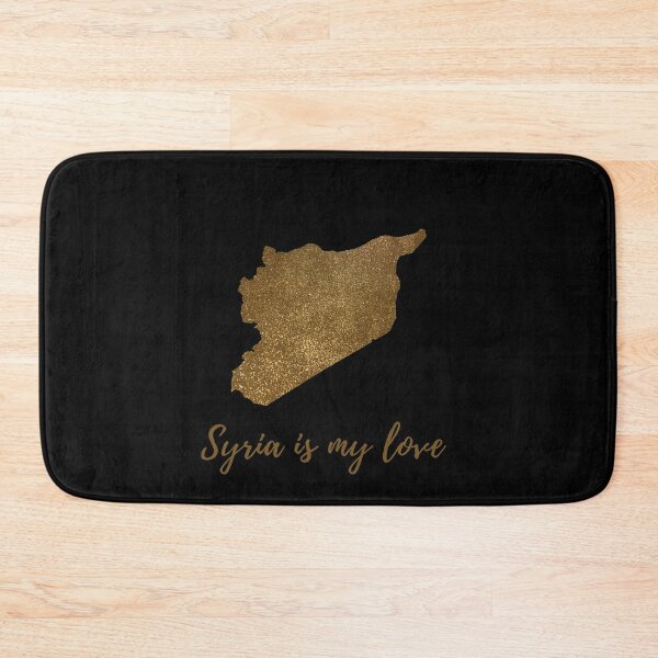 Item preview, Golden map of Syria designed and sold by Sanaa95-21BK.