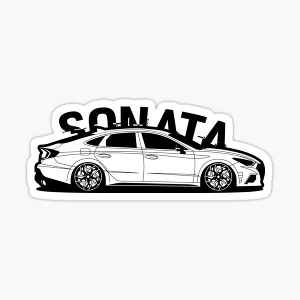 Hyundai Sonata N-line Sticker for Sale by IssKa