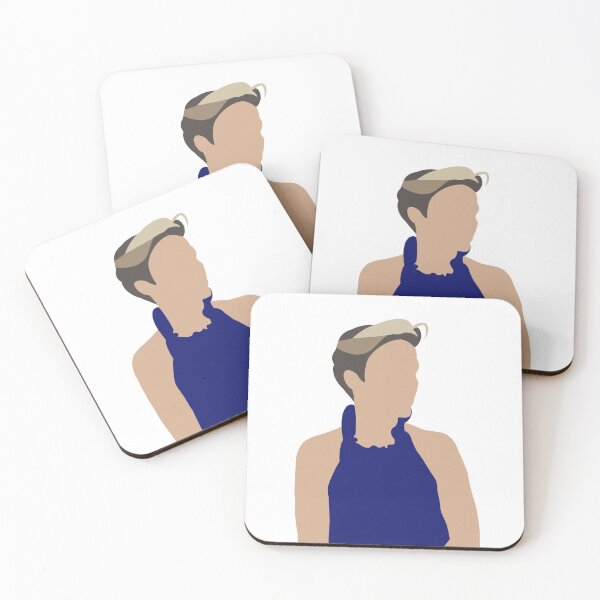 Item preview, Vicky McClure in a blue dress illustration  designed and sold by CrimeDesigns.