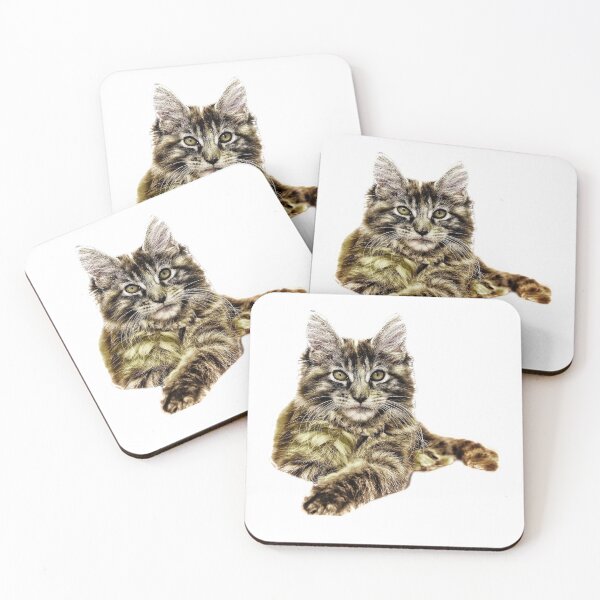 Item preview, maine coon cat TSHIRT designed and sold by GOLDFAMILYSHOP.