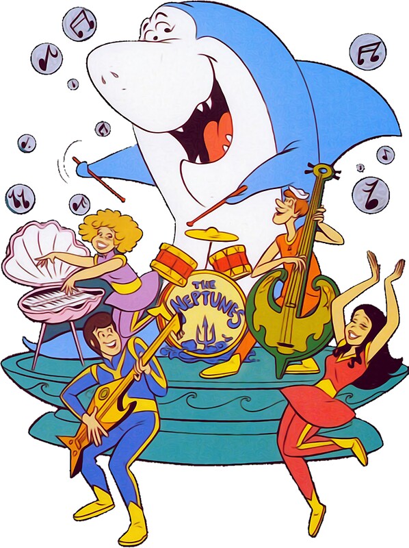 Jabberjaw Stickers Redbubble