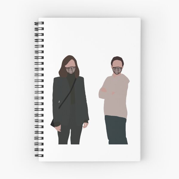 Item preview, Kelly MacDonald + Vicky McClure behind the scenes illustration from series 6  designed and sold by CrimeDesigns.