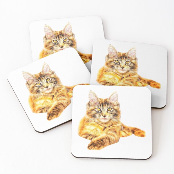 Item preview, maine coon cat TSHIRT designed and sold by GOLDFAMILYSHOP.