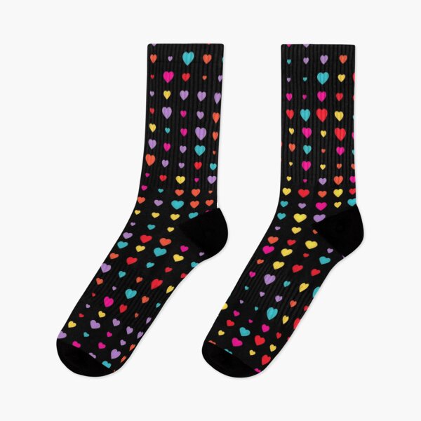 Item preview, polka hearts multicolor pattern designed and sold by cutecrazytshirt.