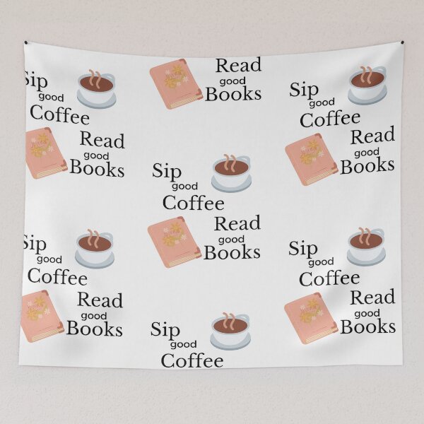Item preview, drink coffee and read books designed and sold by DareDreams.