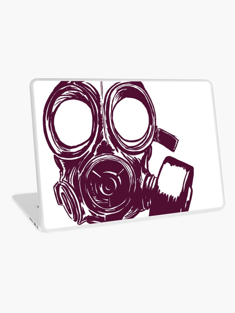 smidig Udvalg Diskret Gas Mask" Laptop Skin for Sale by rongstate | Redbubble