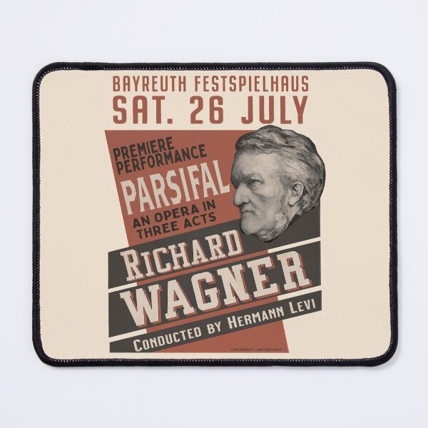 Item preview, Wagner PARSIFAL Premiere Poster/Bayreuth designed and sold by ANTIQUITees.