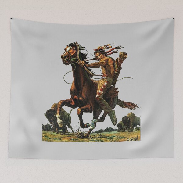 Item preview, Sioux Horseman Rider Native American Indian Tribe #1477 designed and sold by TheAplus.