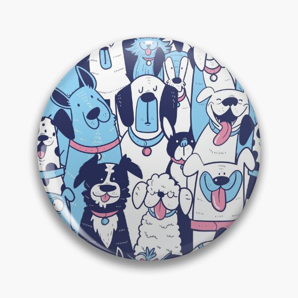 Item preview, Dog Seamless Pattern  designed and sold by AnimalColors.
