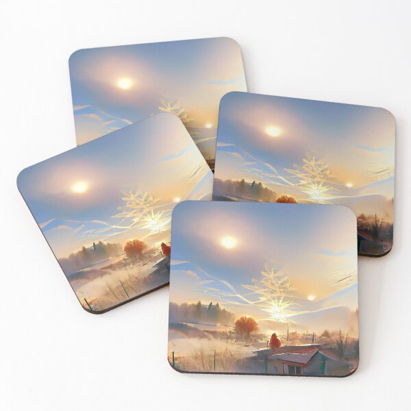 Item preview, AI Drawn Winter Morning designed and sold by dschiffer12.
