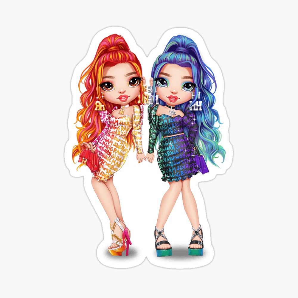 Rainbow High Shadow High Twins Naomi and Veronica Storm Magnet for Sale by  BreannaRobin