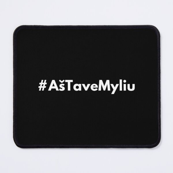 Item preview, Hashtag Aš tave myliu - Lithuanian I love you - Lietuvių kalba, lietuviškai designed and sold by HashtagZone.