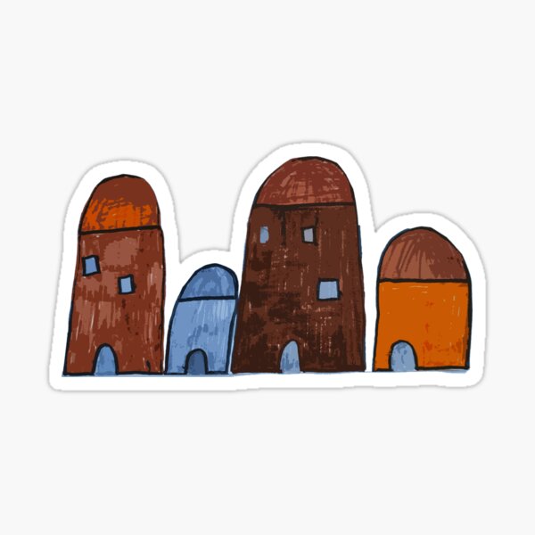 Item preview, Traditional Palestinian houses drawings designed and sold by Stories from Palestine .