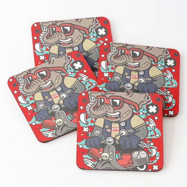 Item preview, Elephant Scooterist designed and sold by SagesZ.