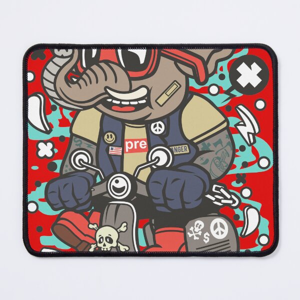 Item preview, Elephant Scooterist designed and sold by SagesZ.
