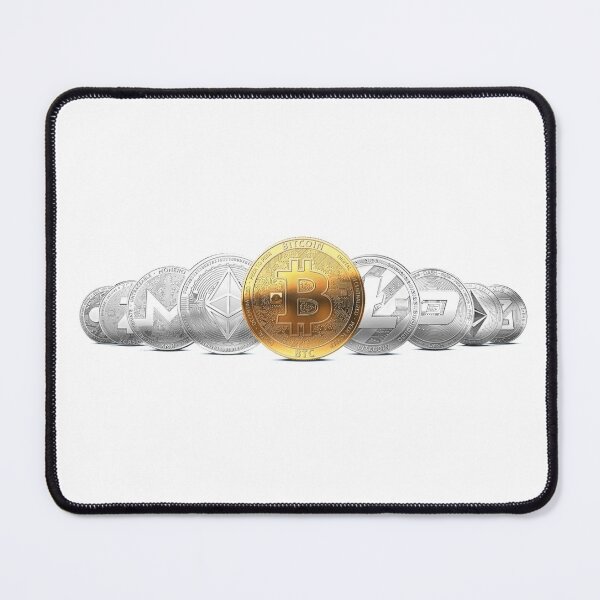 Item preview, bitcoin ethereum cryptocurrency coins designed and sold by NiceShirtY.