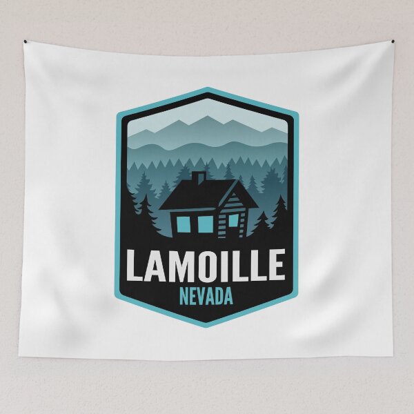 Item preview, Lamoille Nevada Mountain Town Cabin designed and sold by HalpinDesign.