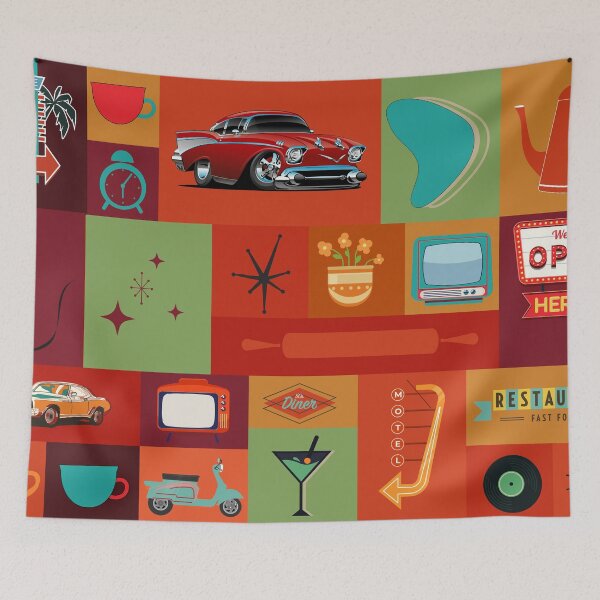 Item preview, MCM Styled Poster Art designed and sold by LisWilliams.
