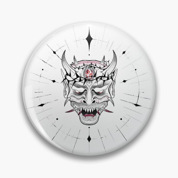 Item preview, Hannya mask with Third eye designed and sold by AzamiArt.