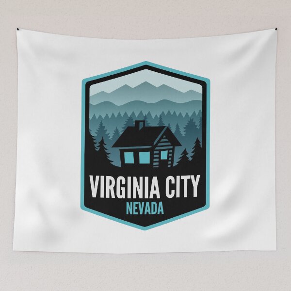 Item preview, Virginia City Nevada Mountain Town Cabin designed and sold by HalpinDesign.